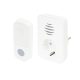 SOMOGYI Home DBA1101AC vezeték nélküli csengő, elemes nyomógomb, max 150m hatótáv, 38 dallam, IP44 nyomógomb