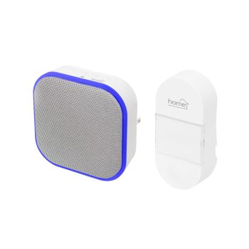   SOMOGYI Home DBK 1401AC vezeték nélküli csengő, 140 m hatótávolság, IP44, állítható hangerő, 4 nyomógomb lehetőség