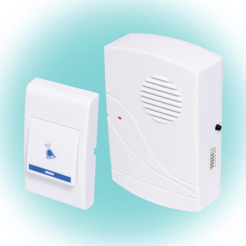 SOMOGYI Home DB 0630DC vezeték nélküli csengő, 60m hatótáv, 32 dallam, LED fényjelzés, elemes tápellátás