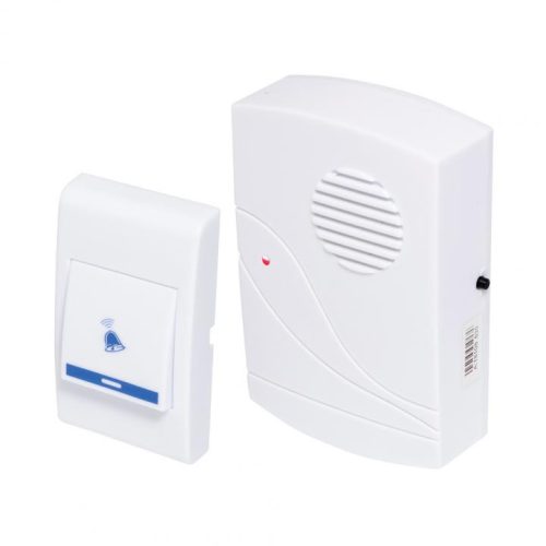 SOMOGYI Home DB 0650DC vezeték nélküli csengő, 60 m hatótáv, 32 dallam, LED fényjelzés, elemes tápellátás