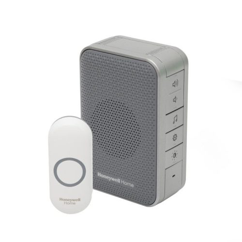 SOMOGYI Honeywell Home DC313NG vezeték nélküli csengő, max. 150 m hatótáv, 6 dallam, LED jelzőfény, elemes tápellátás