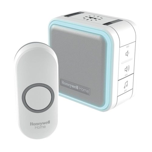 SOMOGYI Honeywell Home DC515N vezeték nélküli csengő, 150m hatótáv, 9 dallam, időzíthető némítás, LED fényjelzés, többcsatornás, 230V-os tápellátás