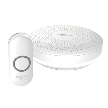  SOMOGYI Honeywell Home DCR313N vezeték nélküli csengő, 150m hatótáv, 84 dB, 6 dallam, LED jelzőfény, IP55, 868 MHz