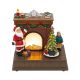 SOMOGYI Home DRM 14 dioráma, kandalló, világító, Mikulás, beltéri