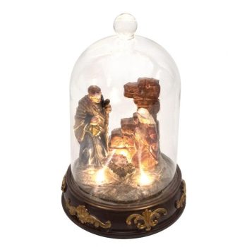   SOMOGYI Home DRM 6 Betlehem világító asztali dísz, 2db LED, beltéri, elemes működés