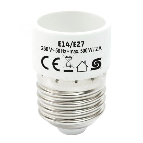 SOMOGYI Home E14/E27 foglalatátalakító adapter, max. 2 A