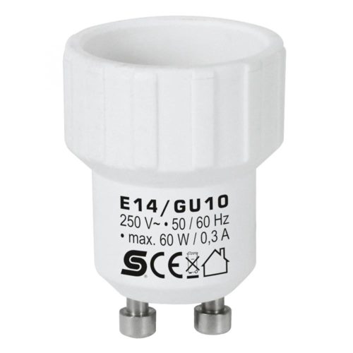 SOMOGYI Home E14/GU10 foglalatátalakító adapter, max. 0,3 A