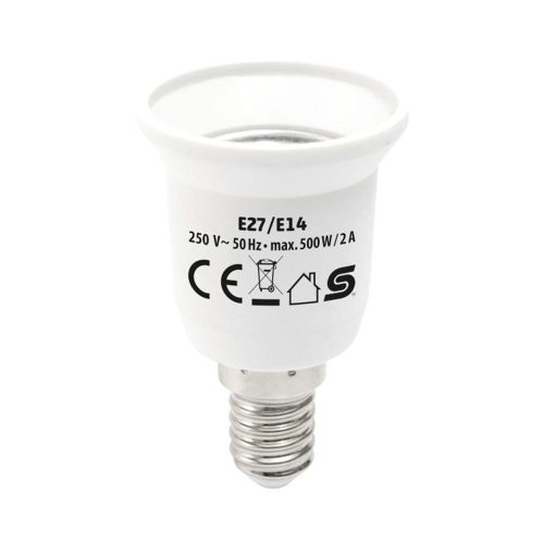 SOMOGYI Home E27/E14 foglalatátalakító adapter, max. 2 A
