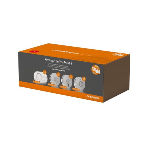 SOMOGYI Fireangel Safety pack 1 - gazdaságos CO, füst és hőérzékelő vészjelző csomag
