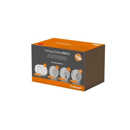 SOMOGYI Fireangel Safety pack 2 - gazdaságos CO, füst és hőérzékelő vészjelző csomag