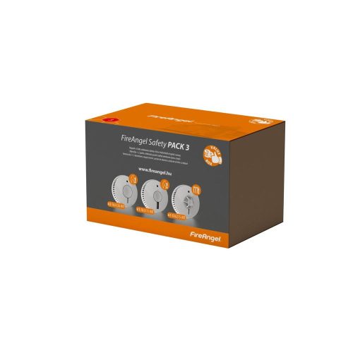 SOMOGYI Fireangel Safety pack 3 - gazdaságos  füst és hőérzékelő vészjelző csomag