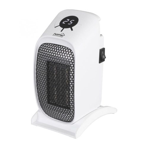 SOMOGYI Home FKH 400 hordozható elektromos mini kerámia fűtőtest, 400W, elektronikus termosztát, fehér