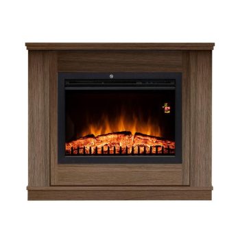   SOMOGYI Home FKKF06 + FKKI 03 KIT FKK CALGARY beépíthető elektromos látványkandalló kerettel, admiral dió