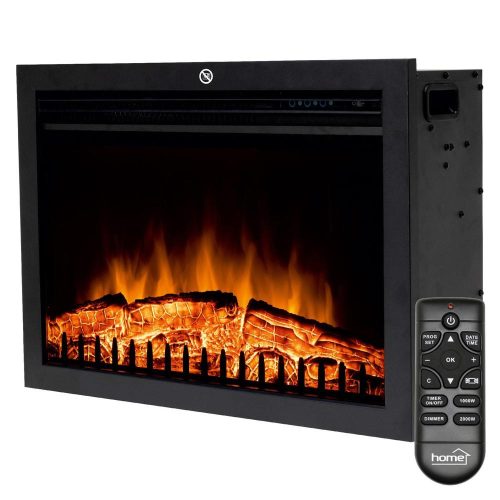 SOMOGYI Home FKKI 03 beépíthető elektromos látványkandalló, 1000W/2000W, heti program, távirányító