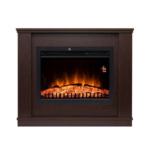 SOMOGYI Home FKKF 02 + FKKI 03 KIT FKK Milano beépíthető elektromos látványkandalló kerettel, bükk