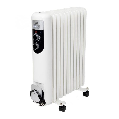 SOMOGYI Home FKOS 11 M elektromos olajradiátor, 800W/1200W/2000W, 11 tagú, fehér