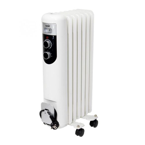SOMOGYI Home FKOS 7 M elektromos olajradiátor, 600W/900W/1500W, 7 tagú, fehér