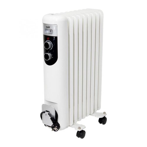 SOMOGYI Home FKOS 9 M elektromos olajradiátor, 800W/1200W/2000W, 9 tagú, fehér
