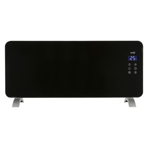 SOMOGYI Home FK 430 WIFI álló vagy falra szerelhető SMART konvektor fűtőtest, 1000W/2000W, edzett üveg előlap, fekete