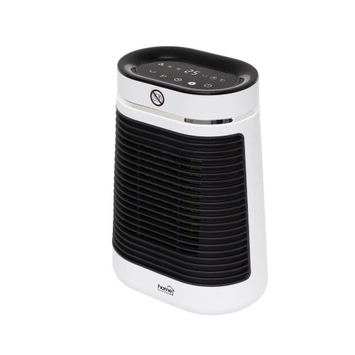 SOMOGYI Home FK 55 álló elektromos kerámia fűtőtest digitális termosztáttal, 1000W/1500W, oszcillálás, kikapcsolás időzítő, fehér