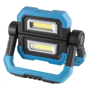   SOMOGYI Home FLB 10C újratölthető COB LED fényvető, 2 x 5 W, 500 lm - 4 óra, 1000 lm - 2 óra, 5000 mAh