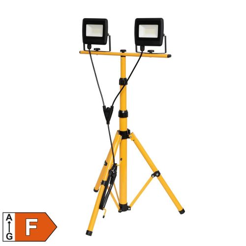 SOMOGYI Home FLL STAND 2/30 állványos LED fényvető, 0,8 - 1,7 m, 2 x 30 W, 2 x 2400 lm, kül- és beltéri