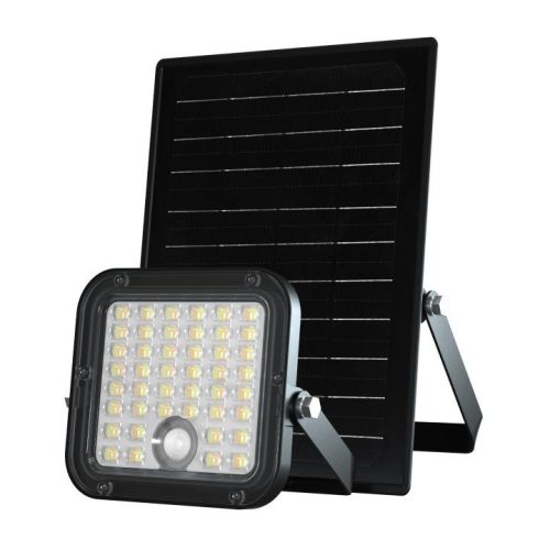 SOMOGYI Home FLP1500SOLAR szolár paneles LED reflektor, PIR mozgásérzékelő, 1500 lumen, 88 db SMD LED, 2 üzemmód, IP65