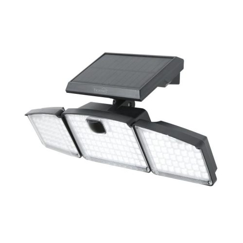 SOMOGYI Home FLP3SOLAR napelemes LED reflektor, 700 lumen, mozgásérzékelő, 3 világítási mód, IP65