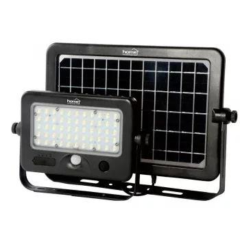   SOMOGYI Home FLP 1100 SOLAR, szolárpaneles LED reflektor, PIR mozgásérzékelő, 1100 lm, 6000 K, 7200 mAh