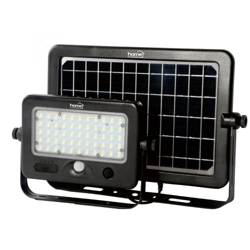SOMOGYI Home FLP 1100 SOLAR, szolárpaneles LED reflektor, PIR mozgásérzékelő, 1100 lm, 6000 K, 7200 mAh