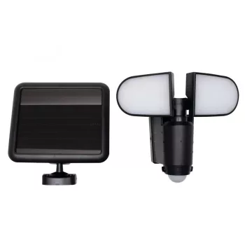   SOMOGYI Home FLP 5 SOLAR, szolárpaneles LED reflektor, PIR mozgásérzékelő, 500 lm, forgatható reflektorok, 1500 mAh, ~60 perc üzemidő