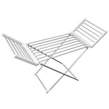   SOMOGYI Home FTW 1 álló elektromos ruhaszárító, 220W, IPX1 védelem, fehér