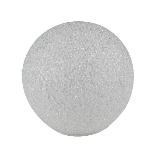 SOMOGYI Home GLE 15/WW, EVA gömb dekoráció, rugalmas alapanyag, 2 db LED, 15 cm átmérő