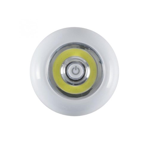 SOMOGYI Home GL 05 elemlámpa, 1 x 3 W COB LED, 4200 K, hidegfehér, nyomógombos, öntapadós felület