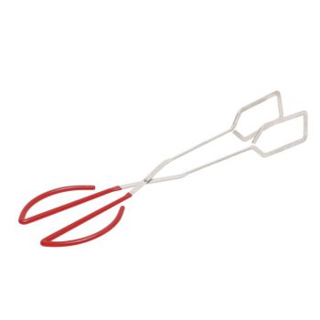   SOMOGYI Home GRT10 húskiszedő csipesz, krómozott acél, 39 cm, gumírozott fogantyú