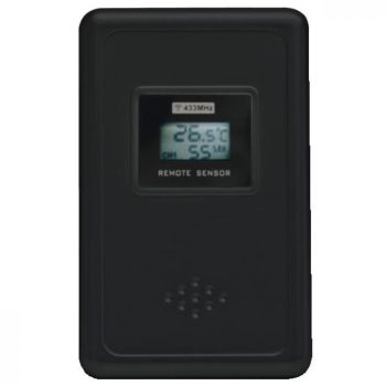   SOMOGYI Home HCKK 04 külső jeladó HCW 21 és HCW 26 időjárás-állomásokhoz, 60 m hatótávolság, külső hőmérséklet és páratartalom-jeladó, LCD kijelző