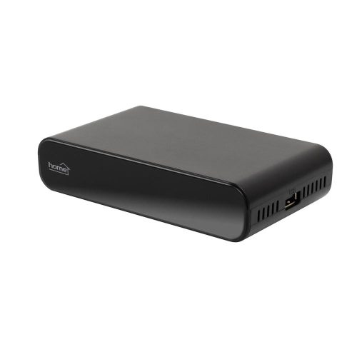 SOMOGYI Home HD2T2 DVB-T/T2 vevőkészülék, többnyelvű menü, EPG, multimédia fájlok, FullHD, HDMI, SCART, tartozék adapter
