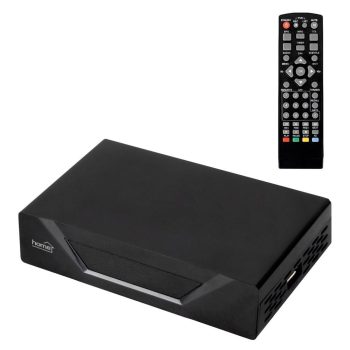   SOMOGYI Home HD T2 DVB-T/T2 vevőkészülék, szabadon fogható földfelszíni TV és rádióadások vételére, USB csatlakozó, 1920 x 1080P, multimédiás fájlok lejátszása