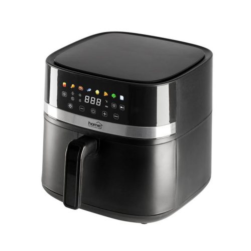 SOMOGYI Home HGAF8 digitális air fryer, forrólevegős fritőz, 8 liter kapacitás, 2000 W, hőmérsékleti tartomány 80 – 200 °C
