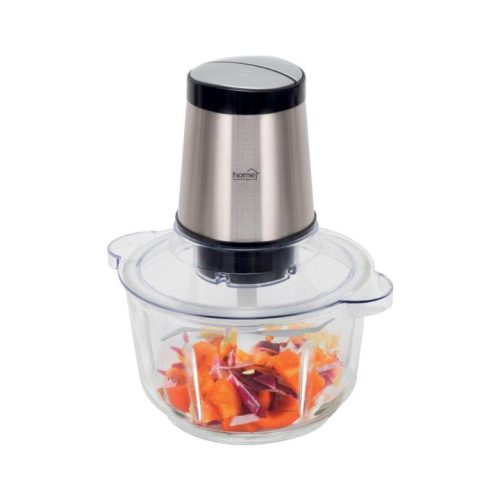 SOMOGYI Home HGAP15 aprító, 400 W, 1,8 L üvegtál, 2 gomb, 2 sebességfokozat, STOP funkció, túlmelegedés elleni védelem, 2 kg