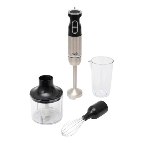 SOMOGYI Home HGBMS65 botmixer szett, 1000W, 15 fokozatban állítható sebesség, tálas aprító űrtartalma 500 ml, mérőpohár űrtartalma 650 ml