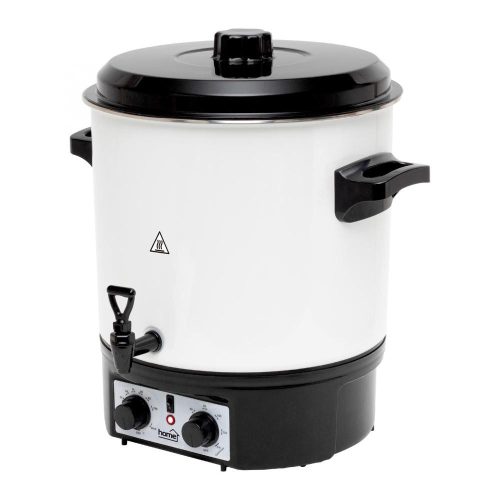 SOMOGYI Home HG BA 27 befőző automata, teljesítmény 1800 W, 27 literes tartály, sterilizálás funkció, fehér-fekete
