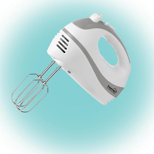 SOMOGYI Home HG KM 18 kézi mixer, teljesítmény 250 W, 5 sebességfokozat, TURBO fokozat, habverő és dagasztó karok, fehér