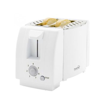   SOMOGYI Home HG KP 01 kenyérpirító, teljesítmény 750 W, 7 fokozat, STOP gomb, egyszerre két szelet kenyér pirítható, fehér