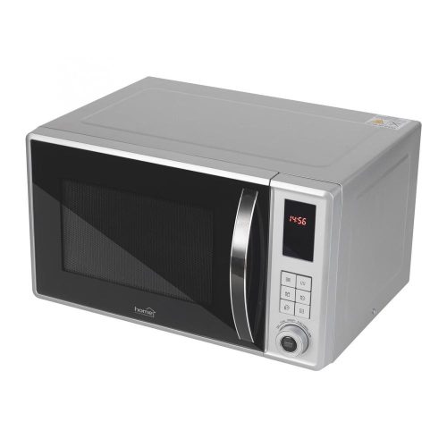 SOMOGYI Home HG MH 23 GR mikrohullámú sütő grill funkcióval, digitális, 800 W, 23 literes, gyerekzár, szürke