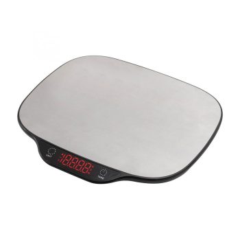   SOMOGYI Home HG M 15 konyhai mérleg, méréshatár 15 kg, mérési pontosság: 1 g, tára funkció, világító piros LED kijelzővel, automatikus kikapcsolás,