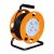 SOMOGYI Home HJR 4-25/1,5 kábeldob, 25 m, IP20 kivitel, fém talp, H05VV-F 3G1,5 mm2 kábel, max. 3000 W, védőkapcsoló, 4 védőérintkezős aljzat