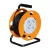 SOMOGYI Home HJR 4-50 kábeldob, 50 m, IP20 kivitel, fém talp, H05VV-F 3G1,5 mm2 kábel, max. 3000 W, védőkapcsoló, 4 védőérintkezős aljzat