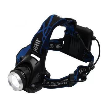  SOMOGYI Home HLM 4 LED fejlámpa, fém, 800 lm, 3 funkció, fókuszálható