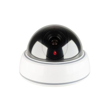   SOMOGYI Home HSK150 dóm álkamera, villogó piros LED, be/ki kapcsolható a fényjelzés, gyors és könnyű felszerelés mennyezetre vagy oldalfalra, elemes tápellátás